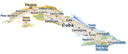 Cuba mappa